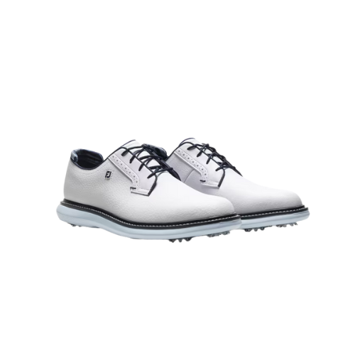 Footjoy Traditions- White/Sky Blue - SA GOLF ONLINE